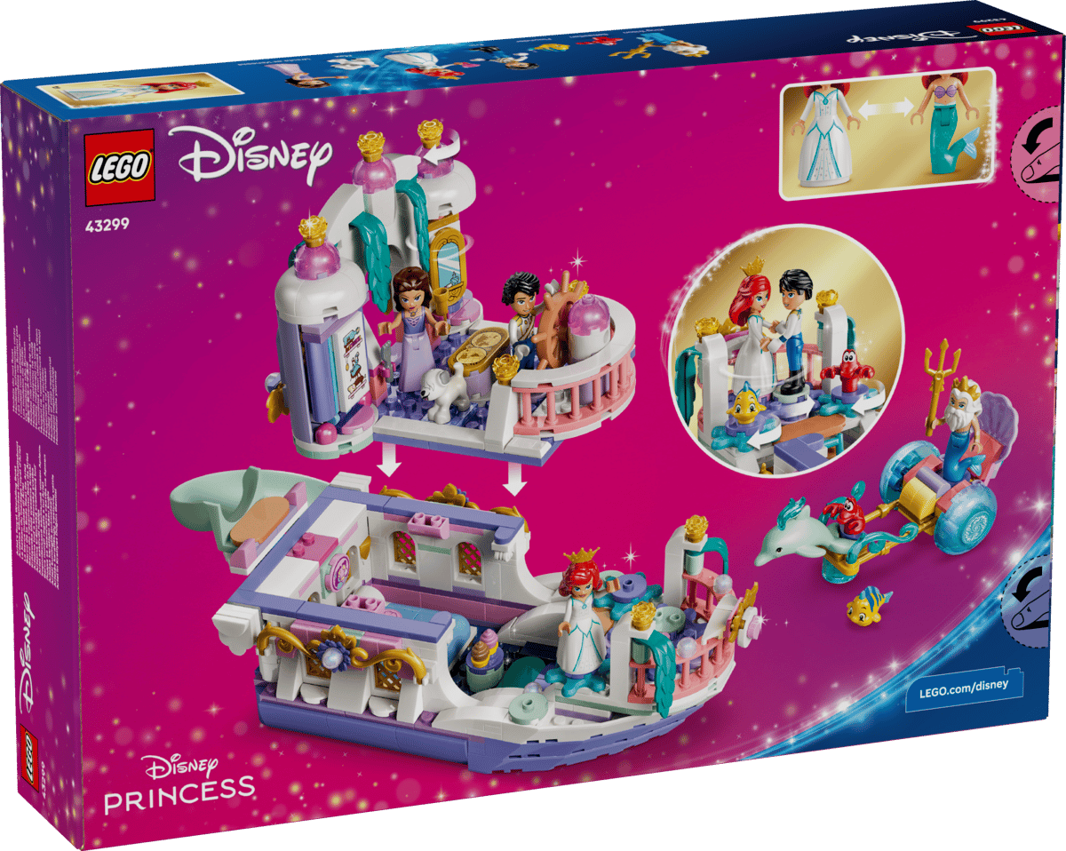 Lego Ariel's Royal Wedding Boat 43299
