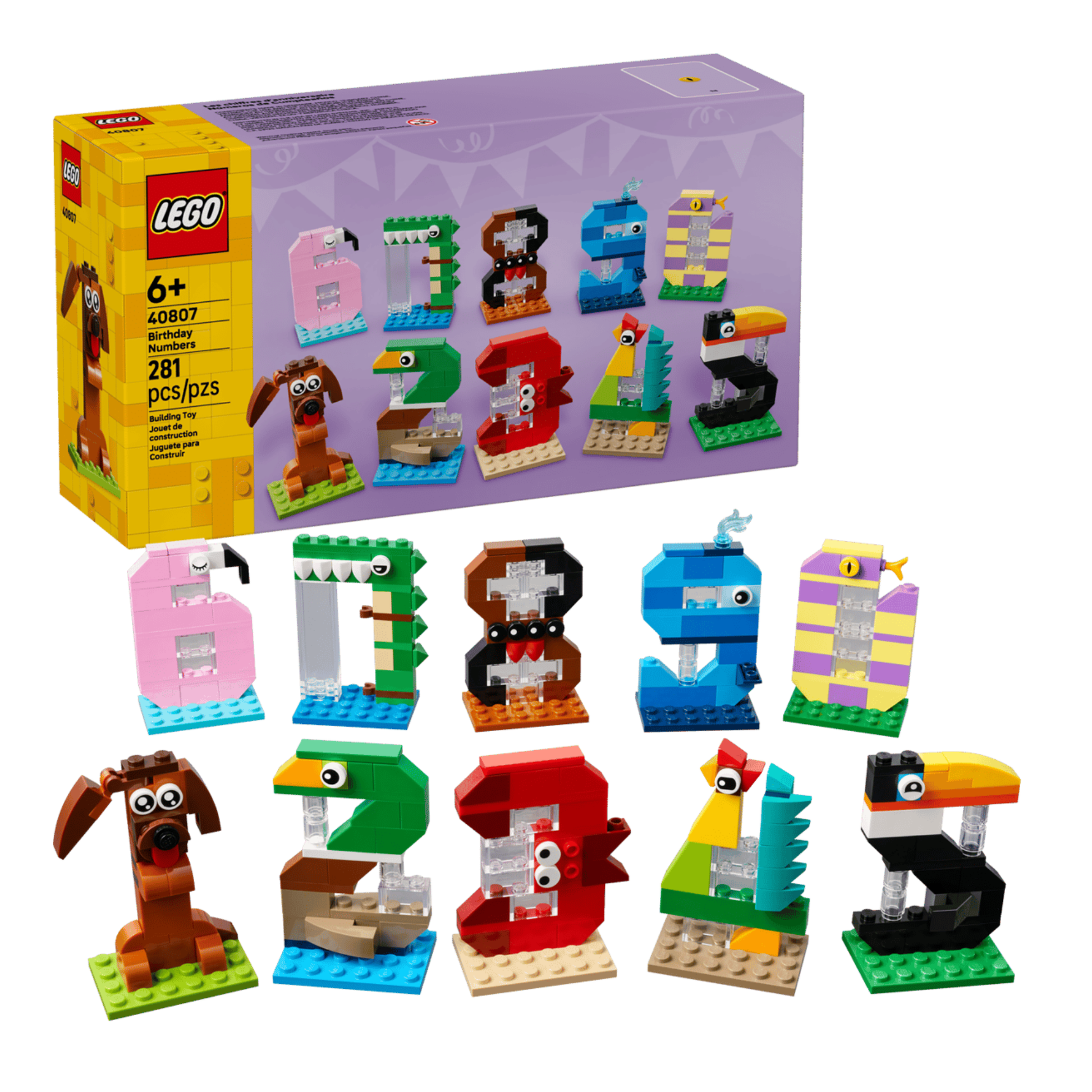 Lego Birthday Numbers 40807