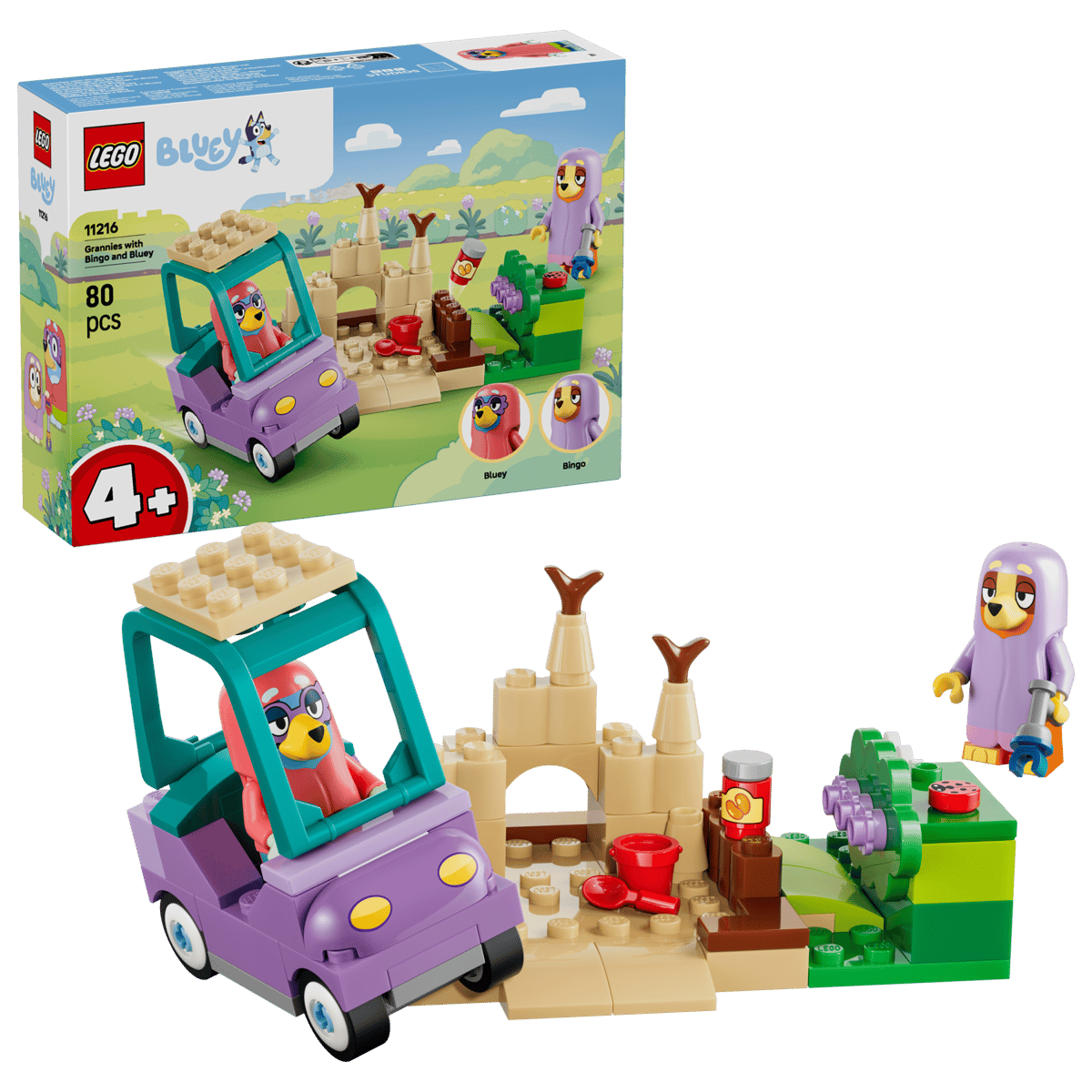 Lego Bluey Grannies with Bingo and Bluey 12216