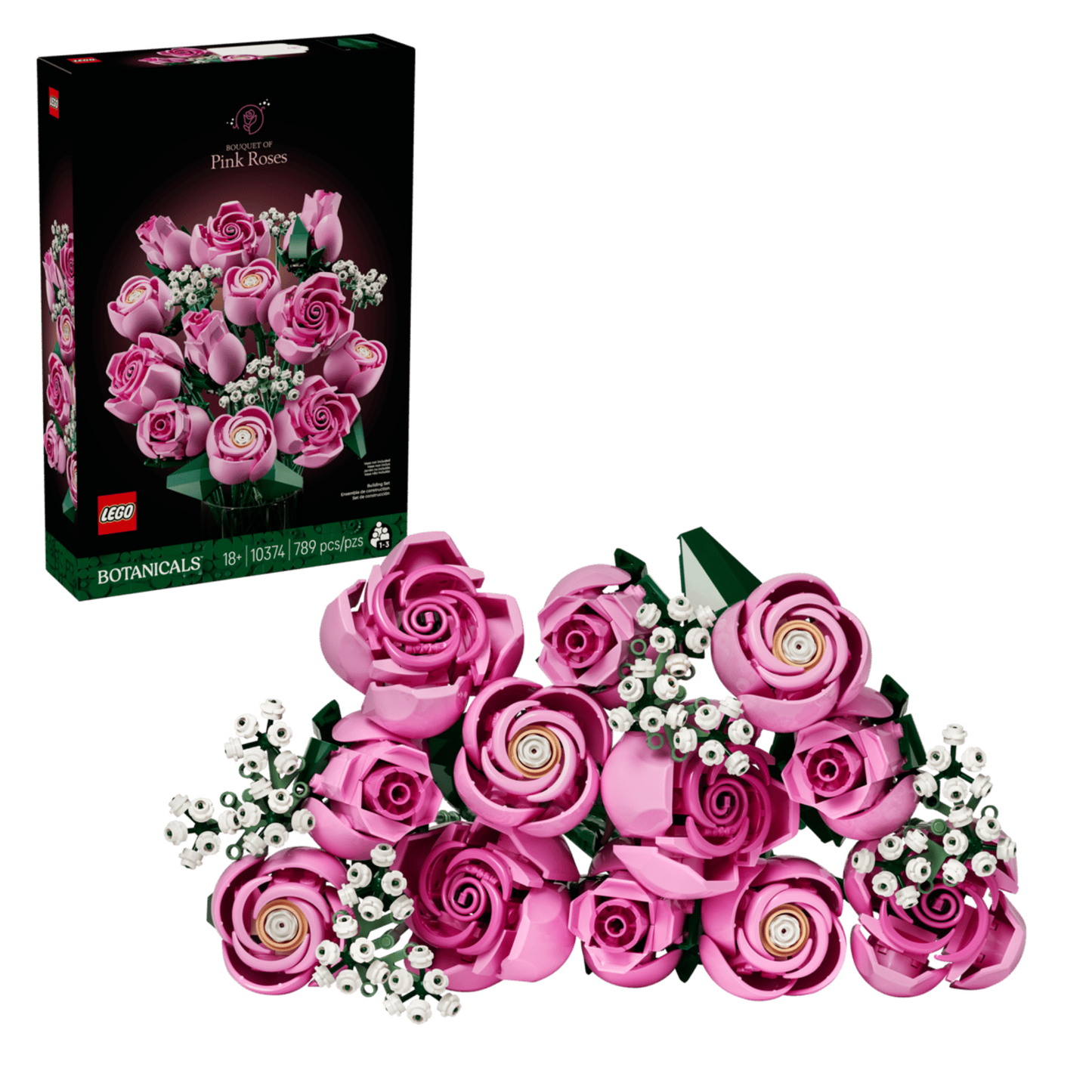 Lego Botanicals Bouquet of Pink Roses 10374