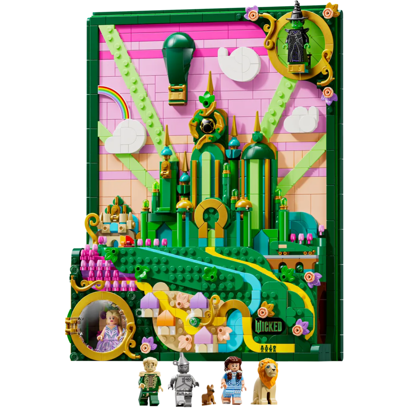 Lego Christmas Emerald City Wall Art 75685