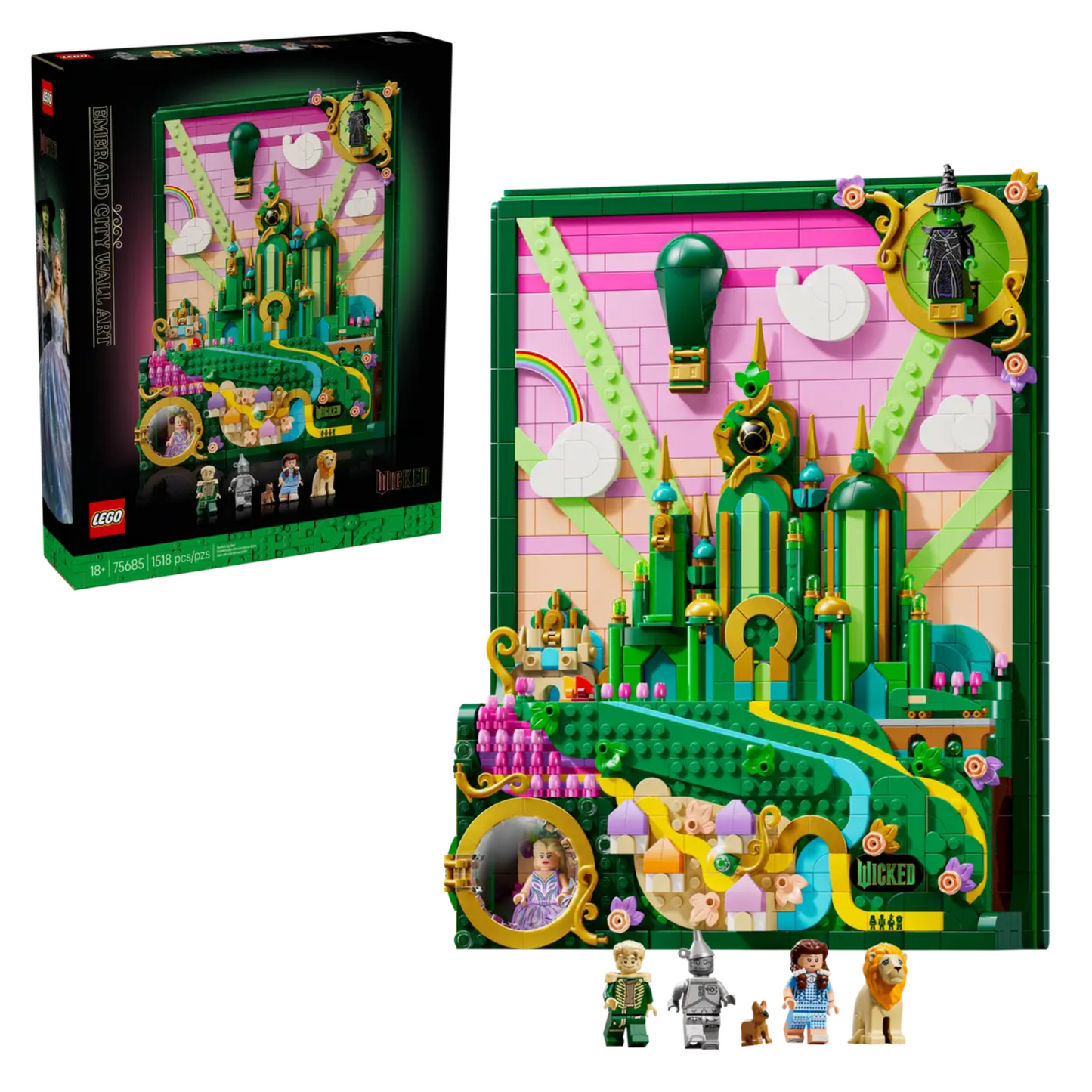 Lego Christmas Emerald City Wall Art 75685