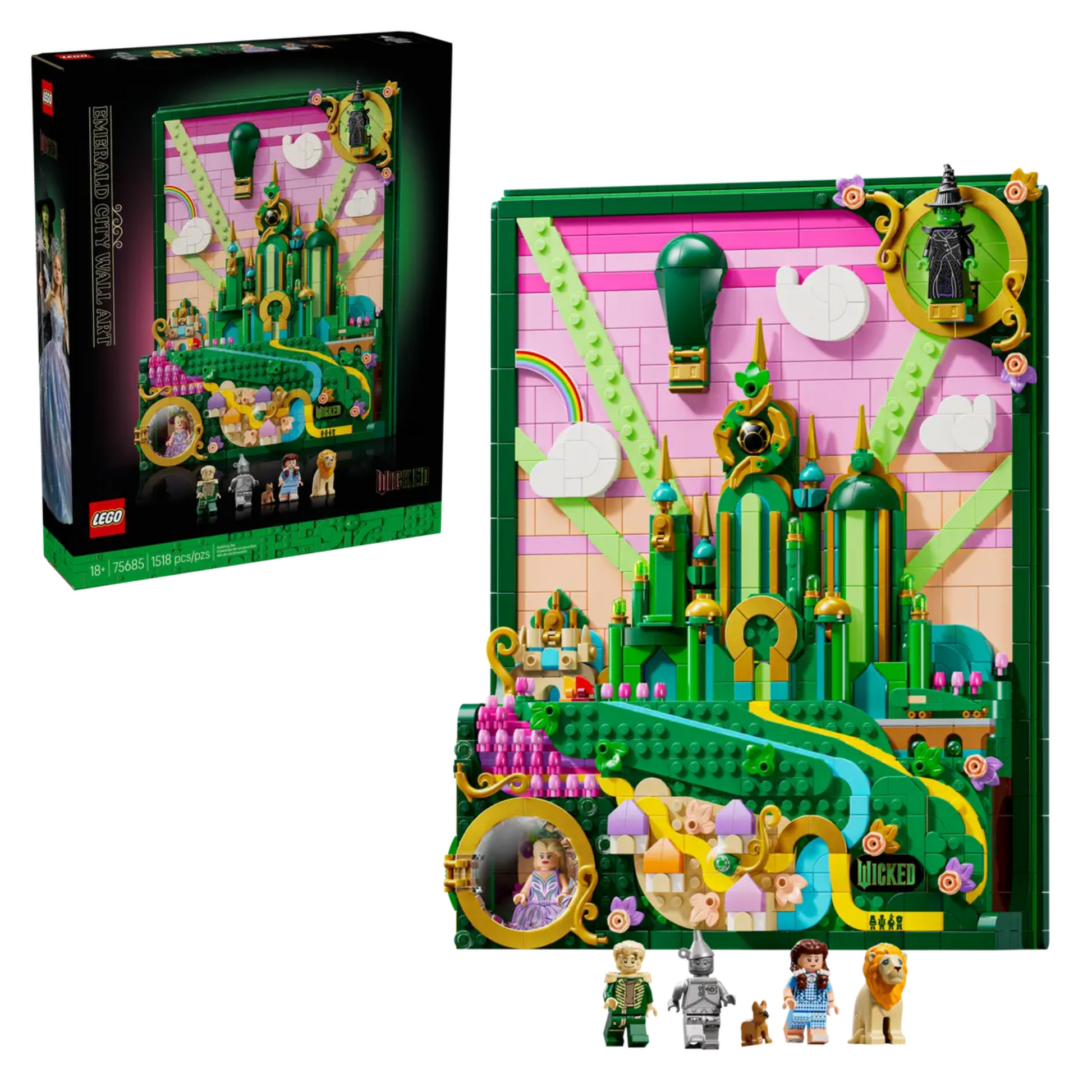 Lego Christmas Emerald City Wall Art 75685