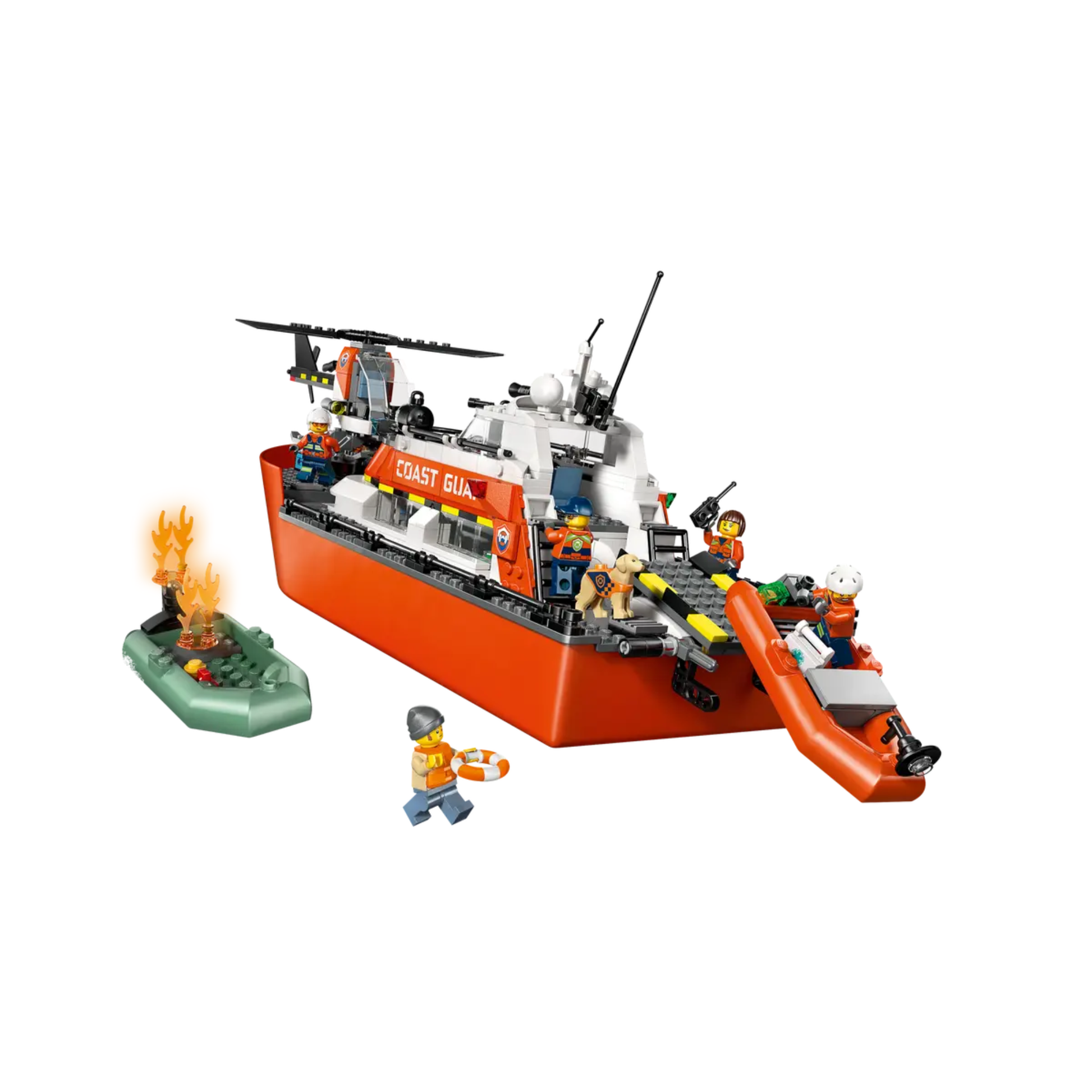 Lego City Coast Guard Rescue Boat & Helicopter 60504