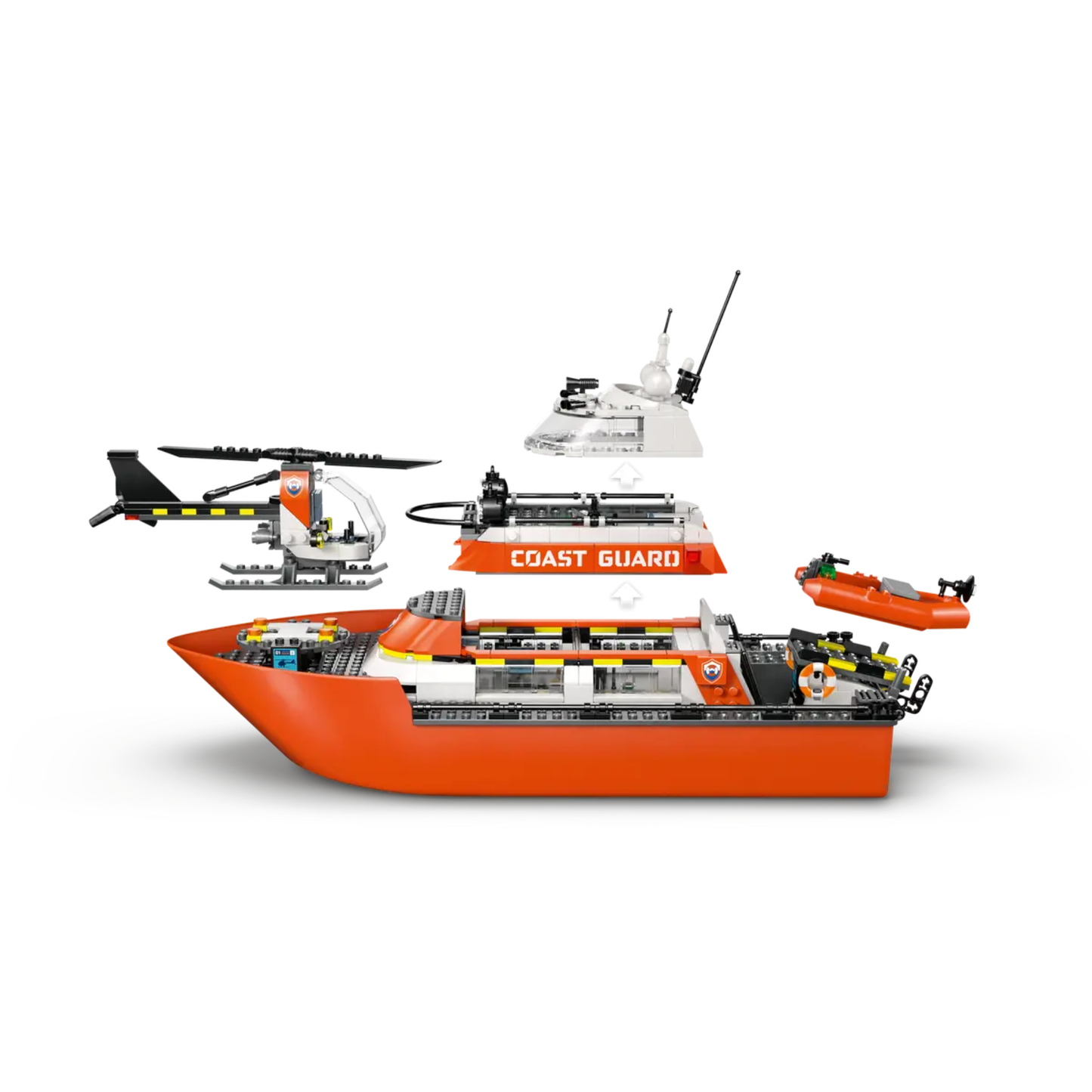 Lego City Coast Guard Rescue Boat & Helicopter 60504