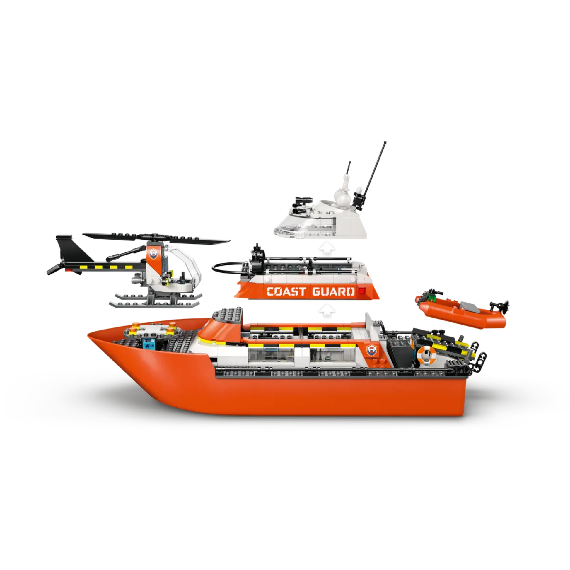 Lego City Coast Guard Rescue Boat & Helicopter 60504
