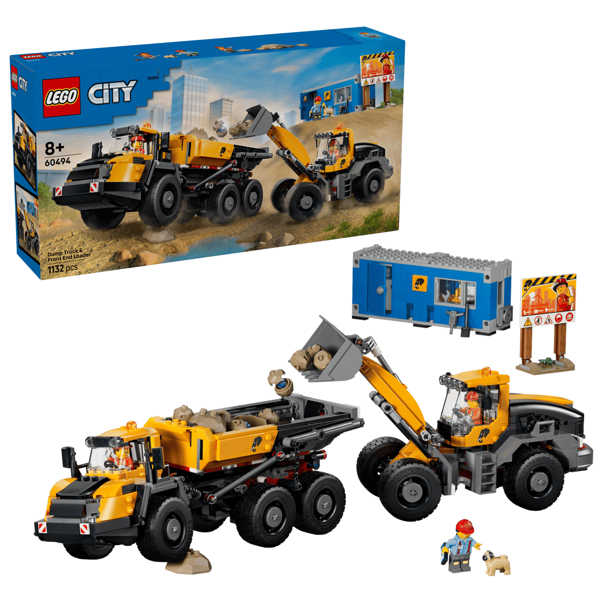 Lego City Dump Truck & Front End Loader 60494