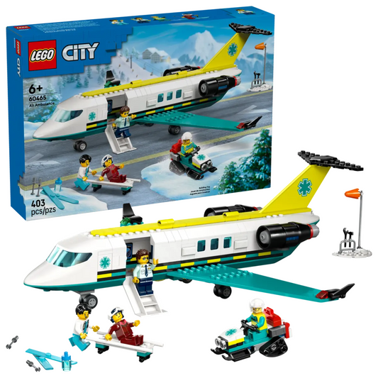 Lego City Emergency Air Ambulance Airplane 60465