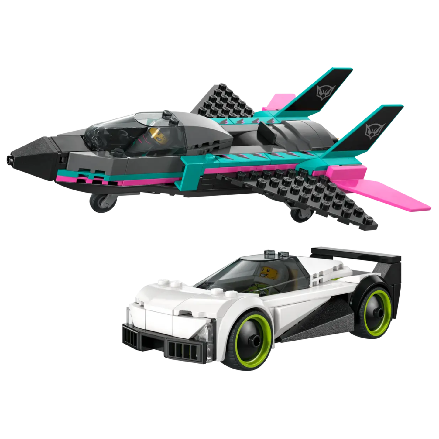 Lego City Jet vs. Car 60489