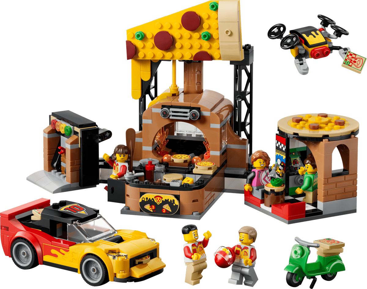 Lego City Pizza Delivery Experience with Vehicles 60496