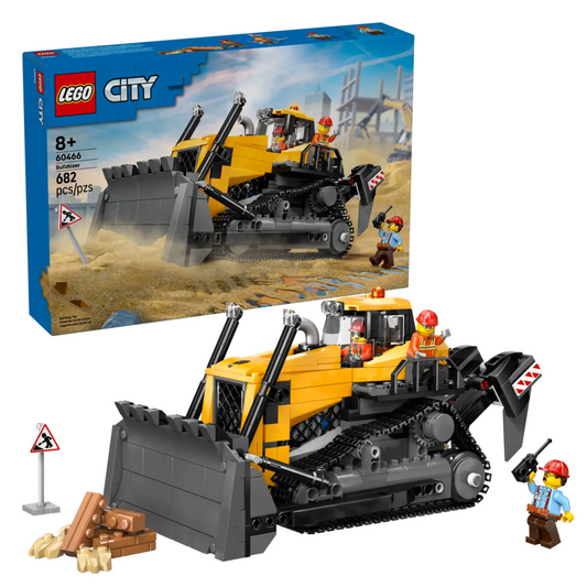 Lego City Yellow Bulldozer 60466