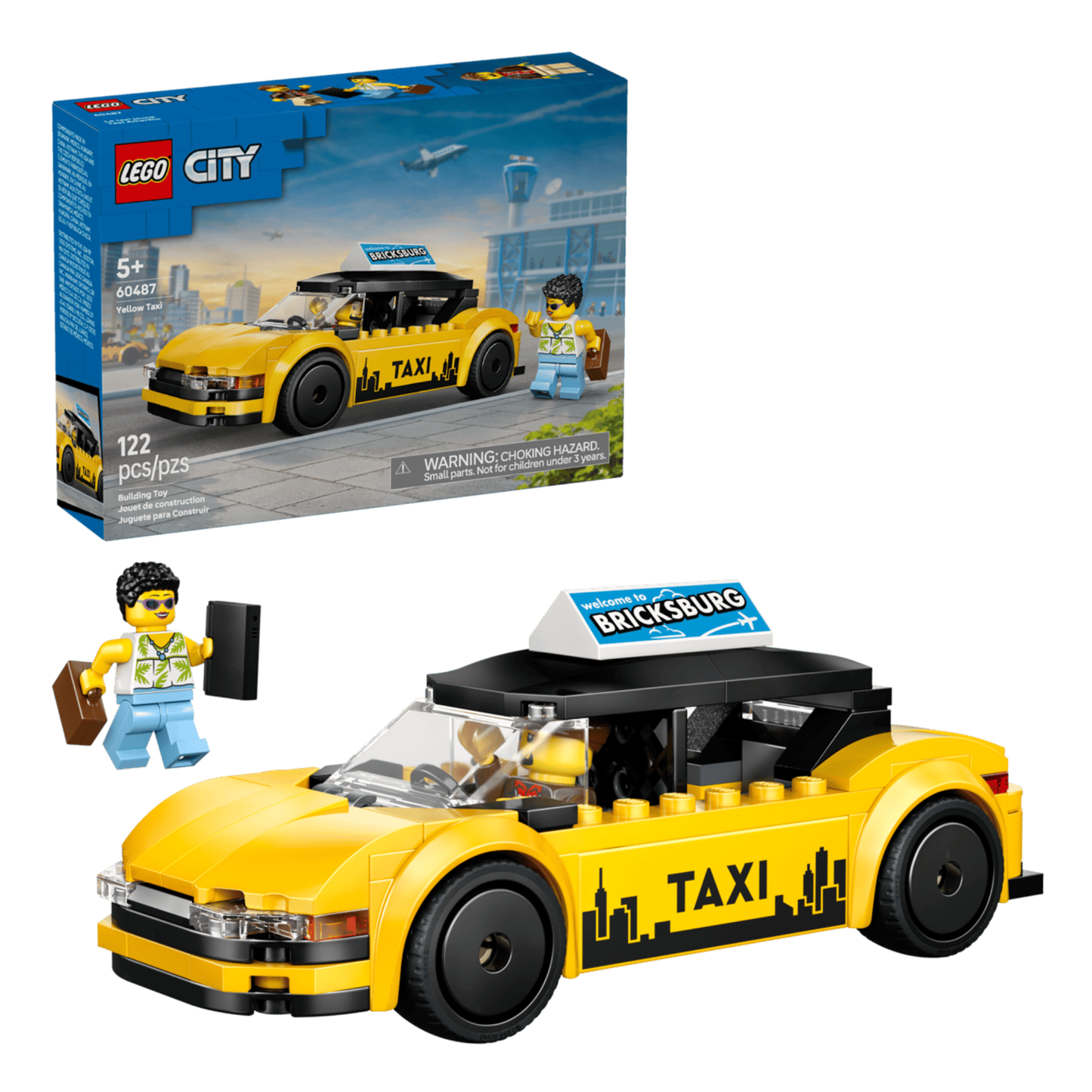 Lego City Yellow Taxi 60487