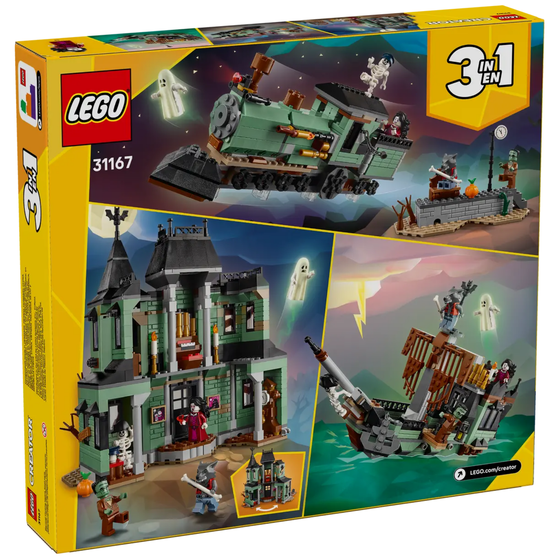 Lego Creator 3-in-1 Haunted Mansion 31167