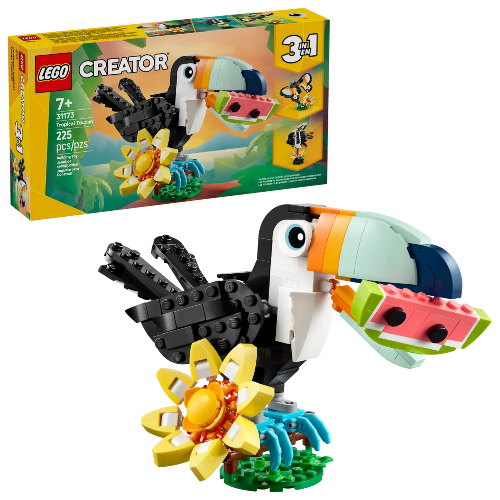 Lego Creator 3-in-1 Wild Animals: Tropical Toucan 31173