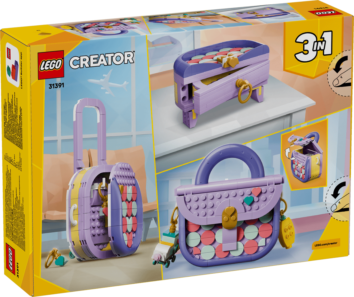 Lego Creator Art Fashion Bag with Storage 31391