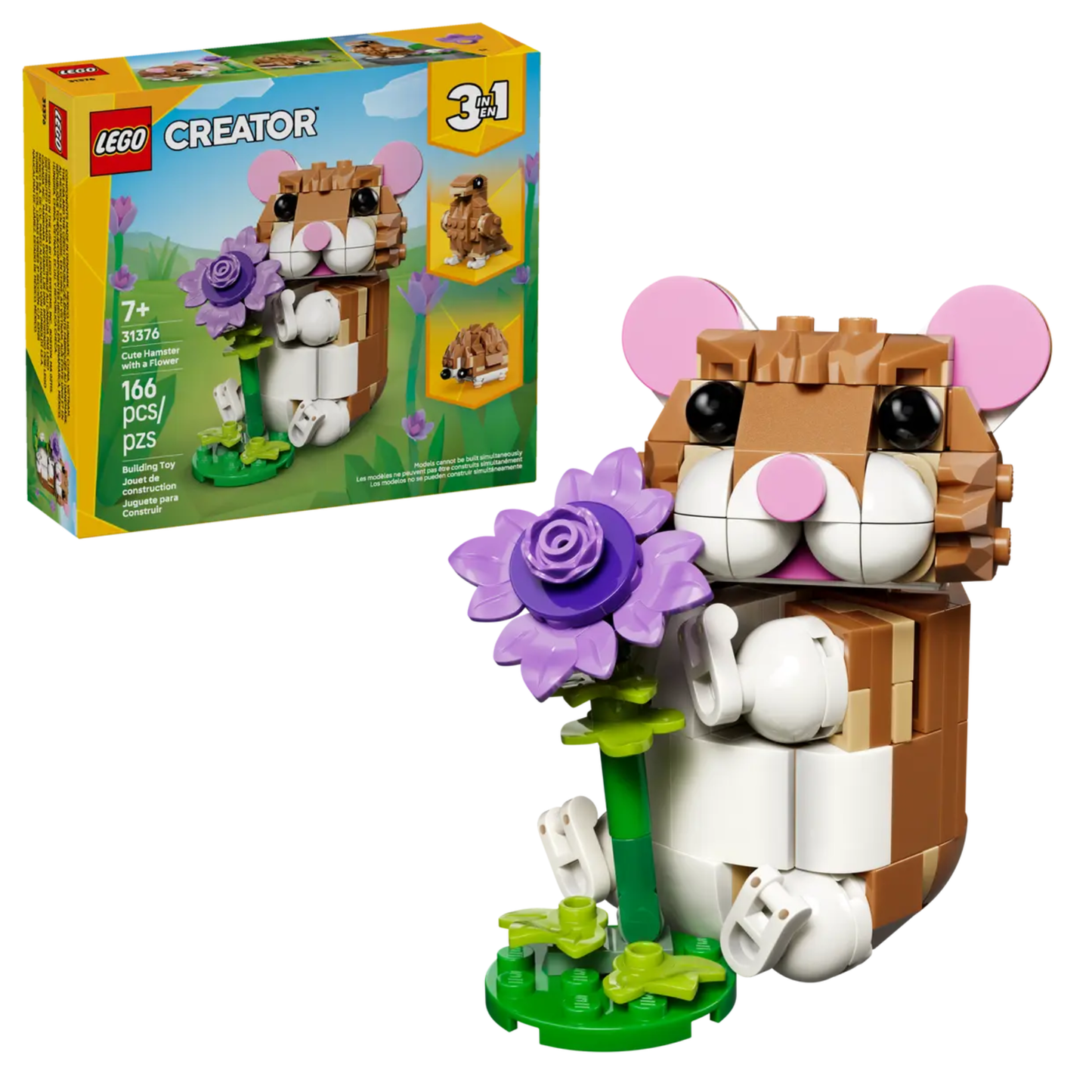 Lego Creator Cute Hamster with a Flower 31376