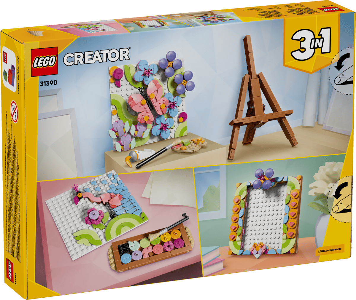 Lego Creator Floral Art Decor Painting 31390