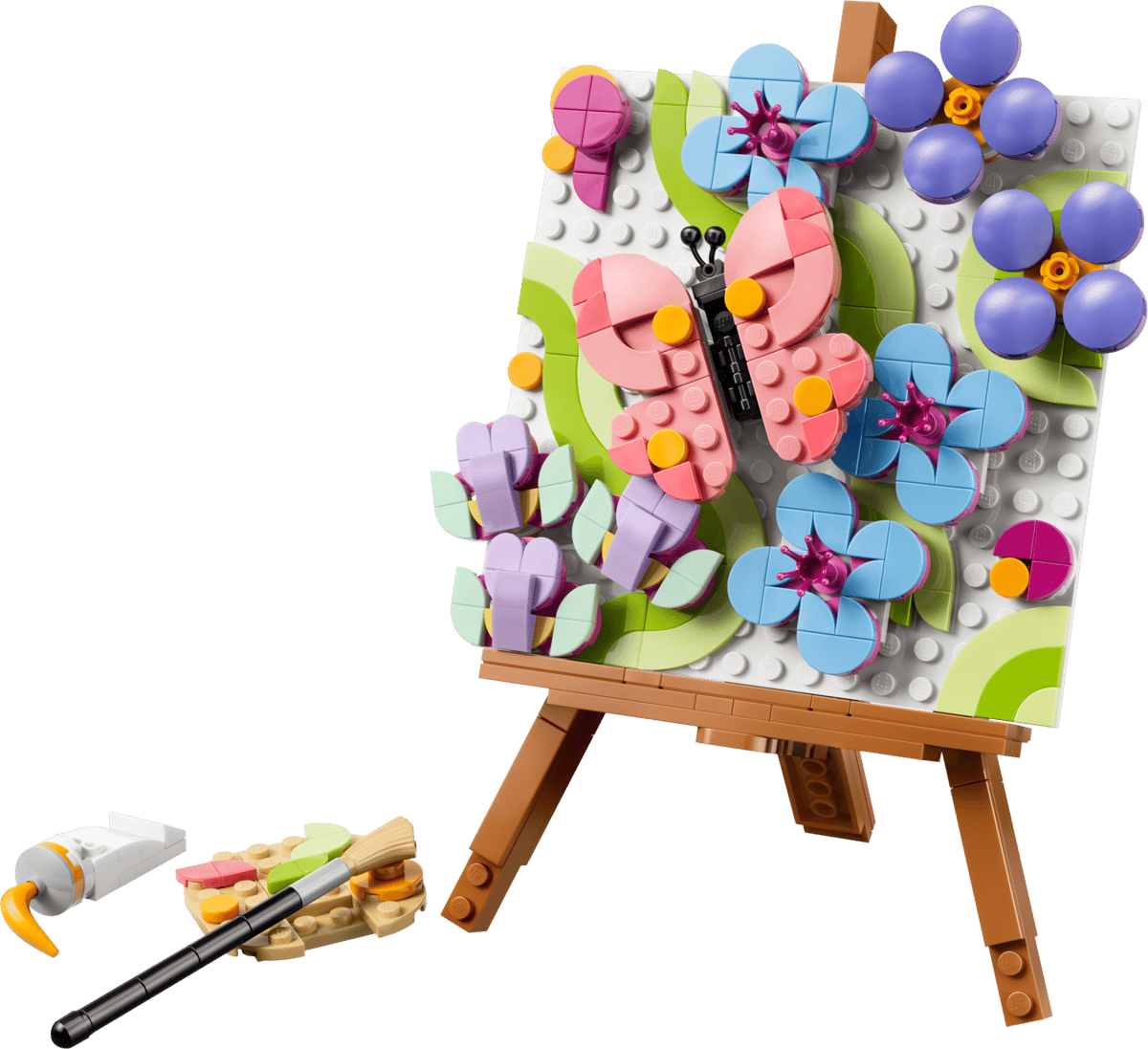 Lego Creator Floral Art Decor Painting 31390