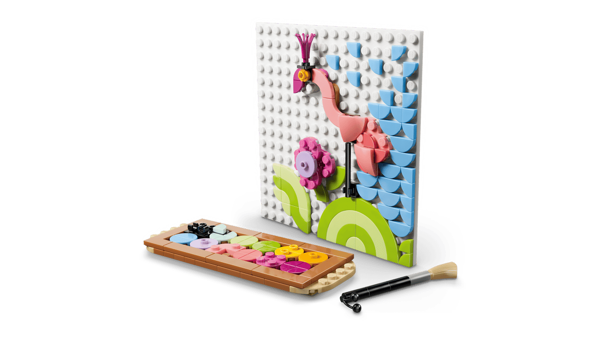 Lego Creator Floral Art Decor Painting 31390
