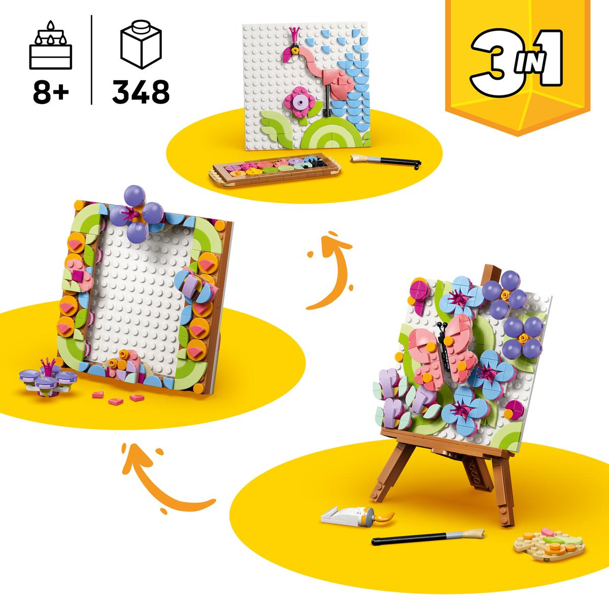 Lego Creator Floral Art Decor Painting 31390