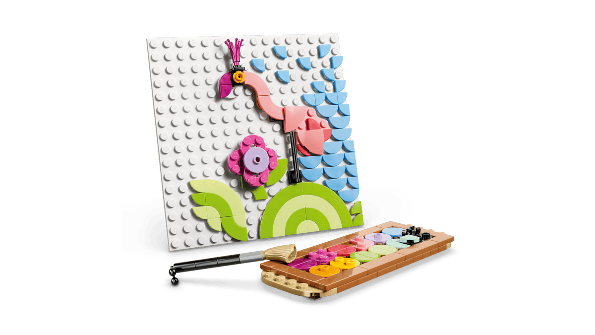 Lego Creator Floral Art Decor Painting 31390