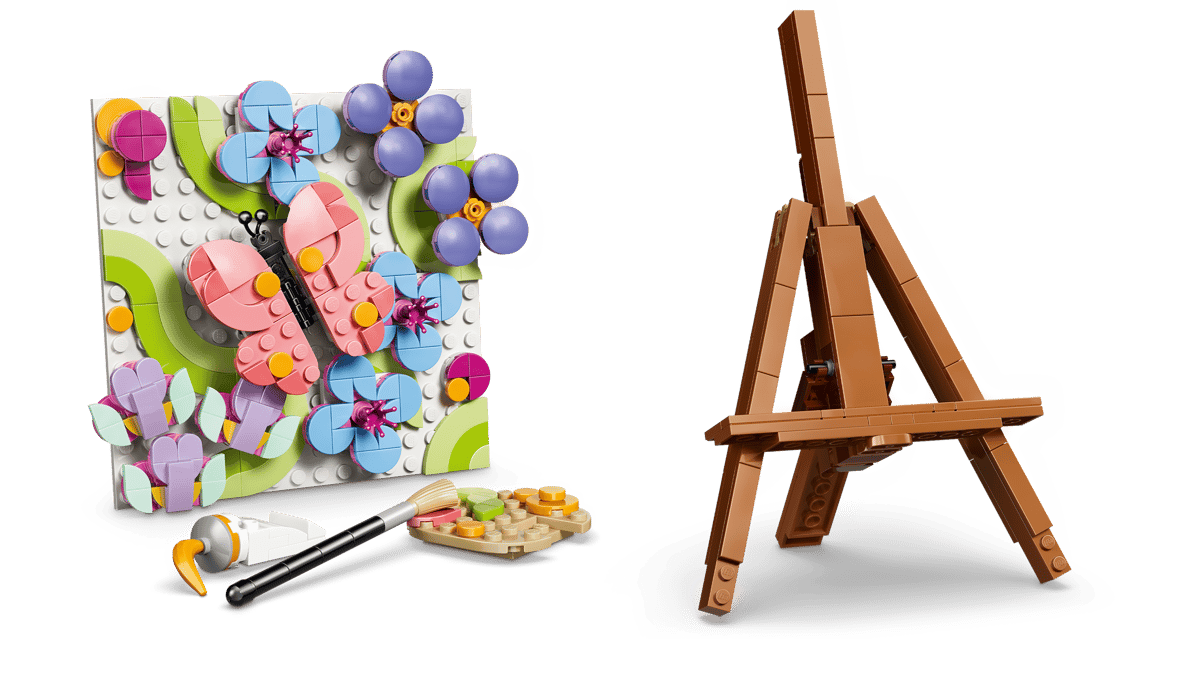 Lego Creator Floral Art Decor Painting 31390