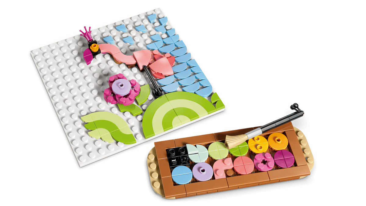 Lego Creator Floral Art Decor Painting 31390