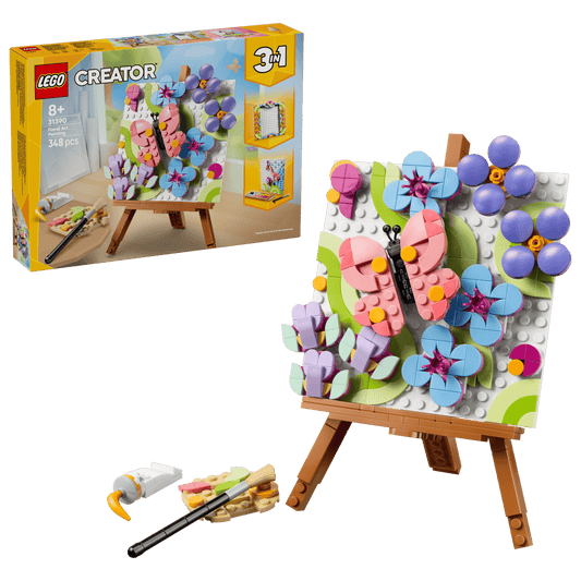 Lego Creator Floral Art Decor Painting 31390
