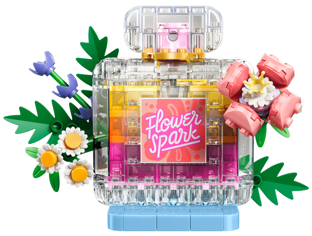 Lego Creator Floral Decor Perfume Bottle 31383