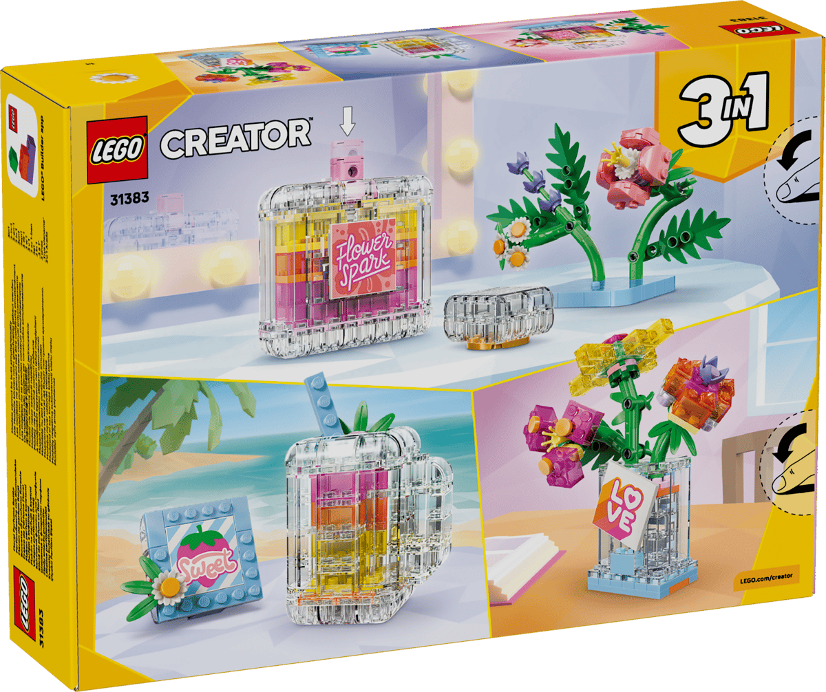 Lego Creator Floral Decor Perfume Bottle 31383