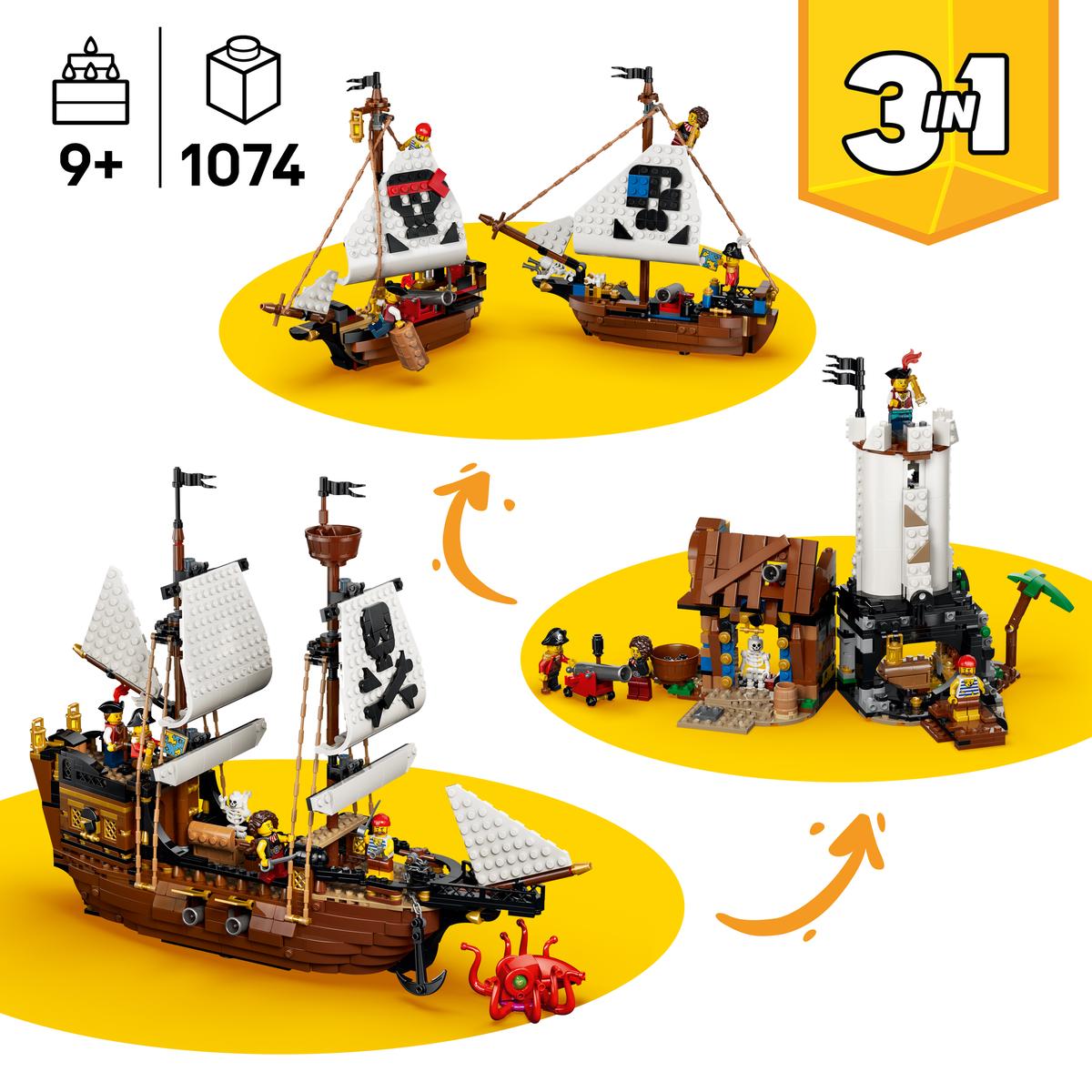 Lego Creator Iconic Pirate Ship 31387