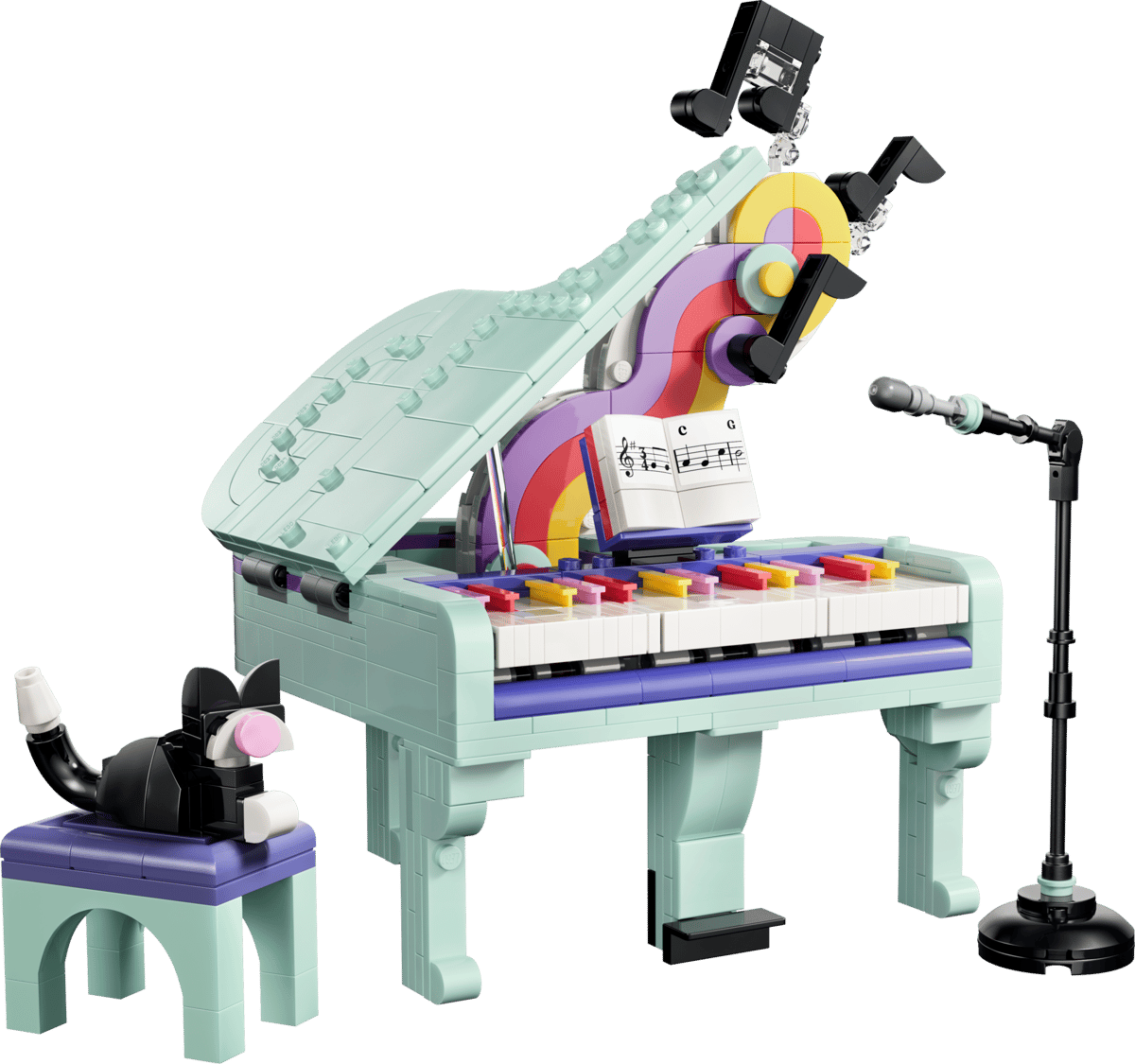 Lego Creator Music Decor Piano with Cat 31392
