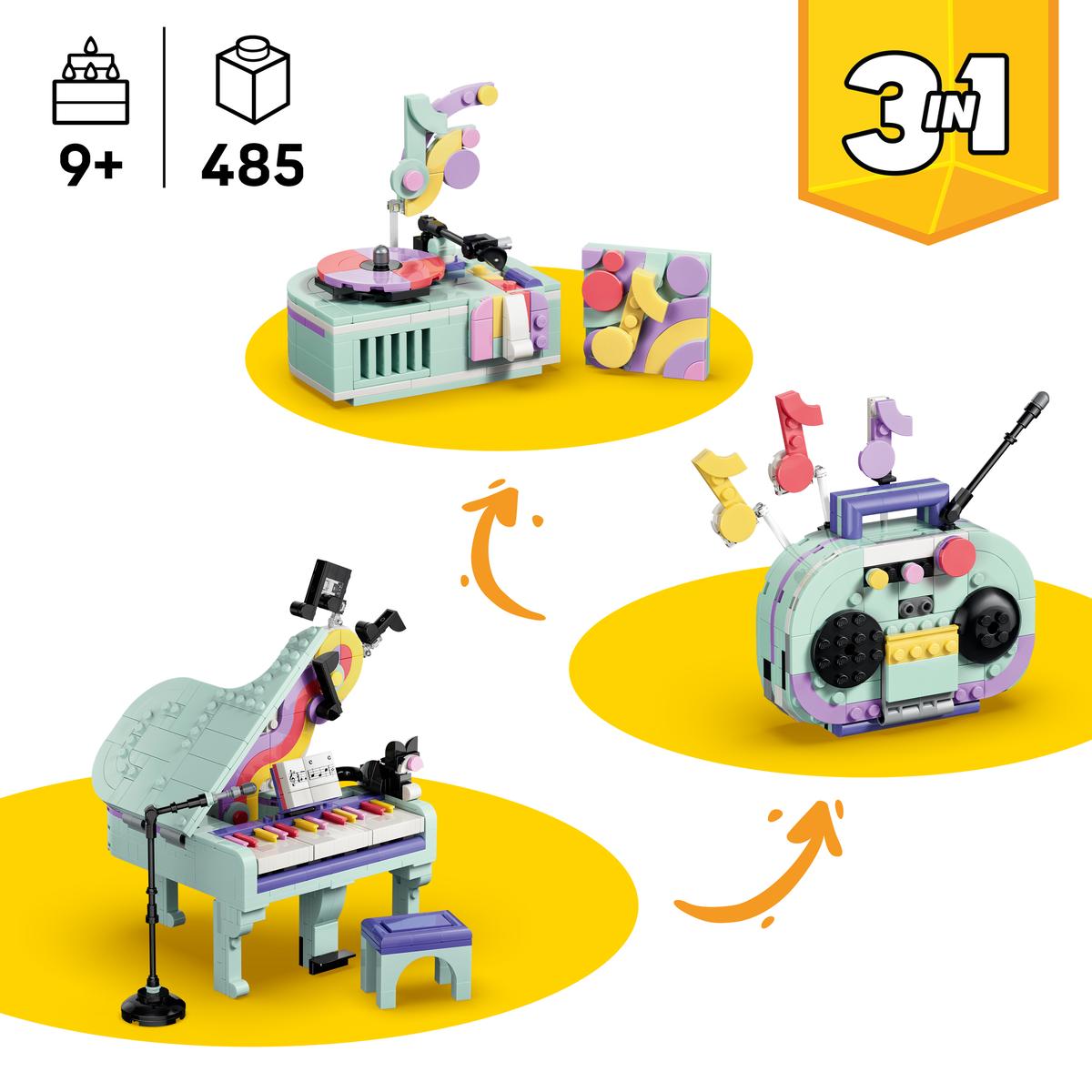 Lego Creator Music Decor Piano with Cat 31392