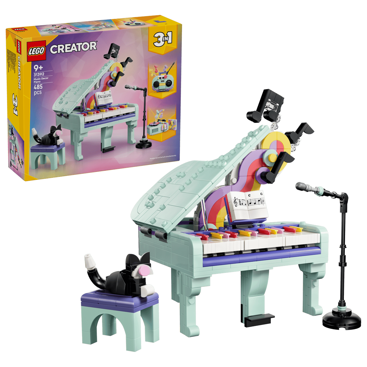 Lego Creator Music Decor Piano with Cat 31392