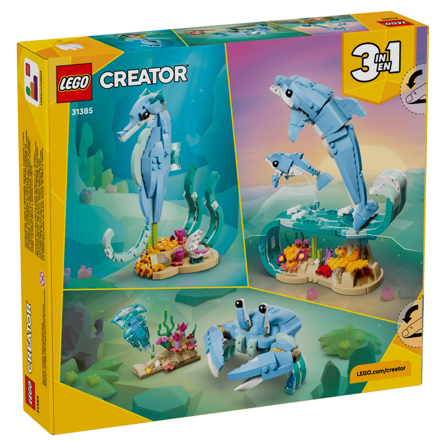 Lego Creator Sea Animals: Beautiful Dolphins 31385