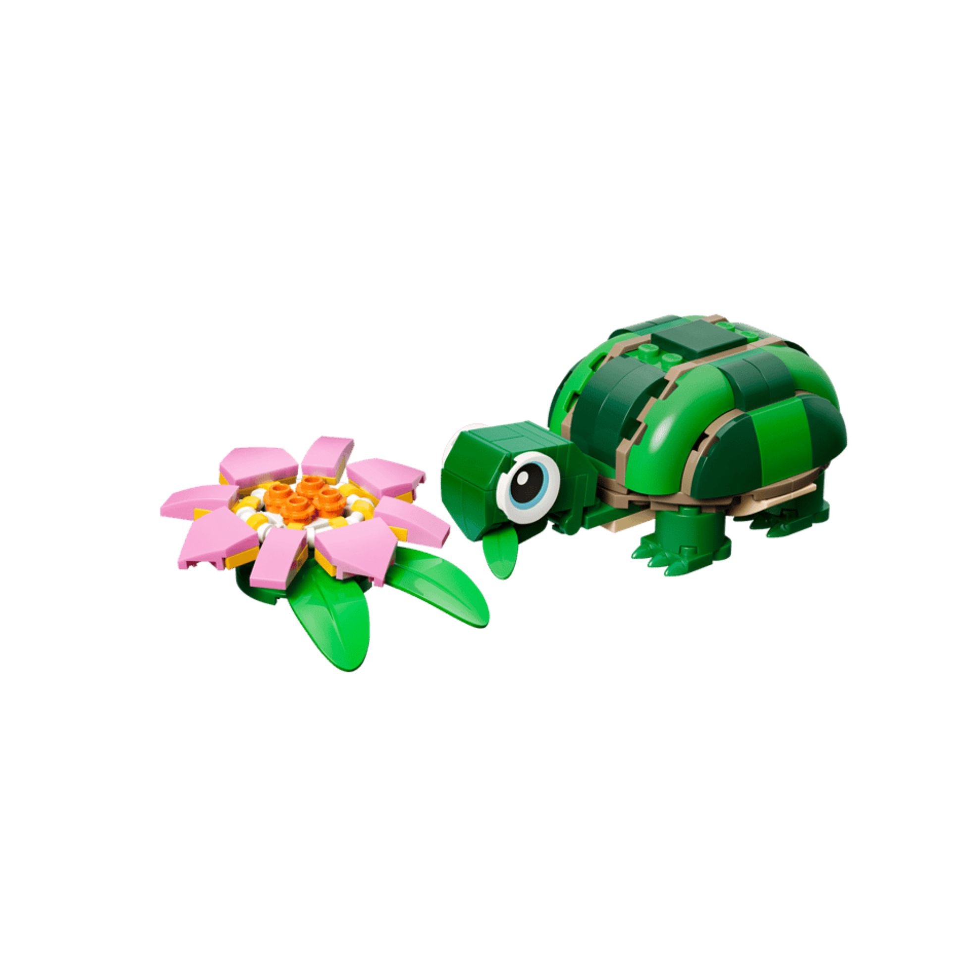 Lego Creator Turtle with a Water Lily Flower 31377