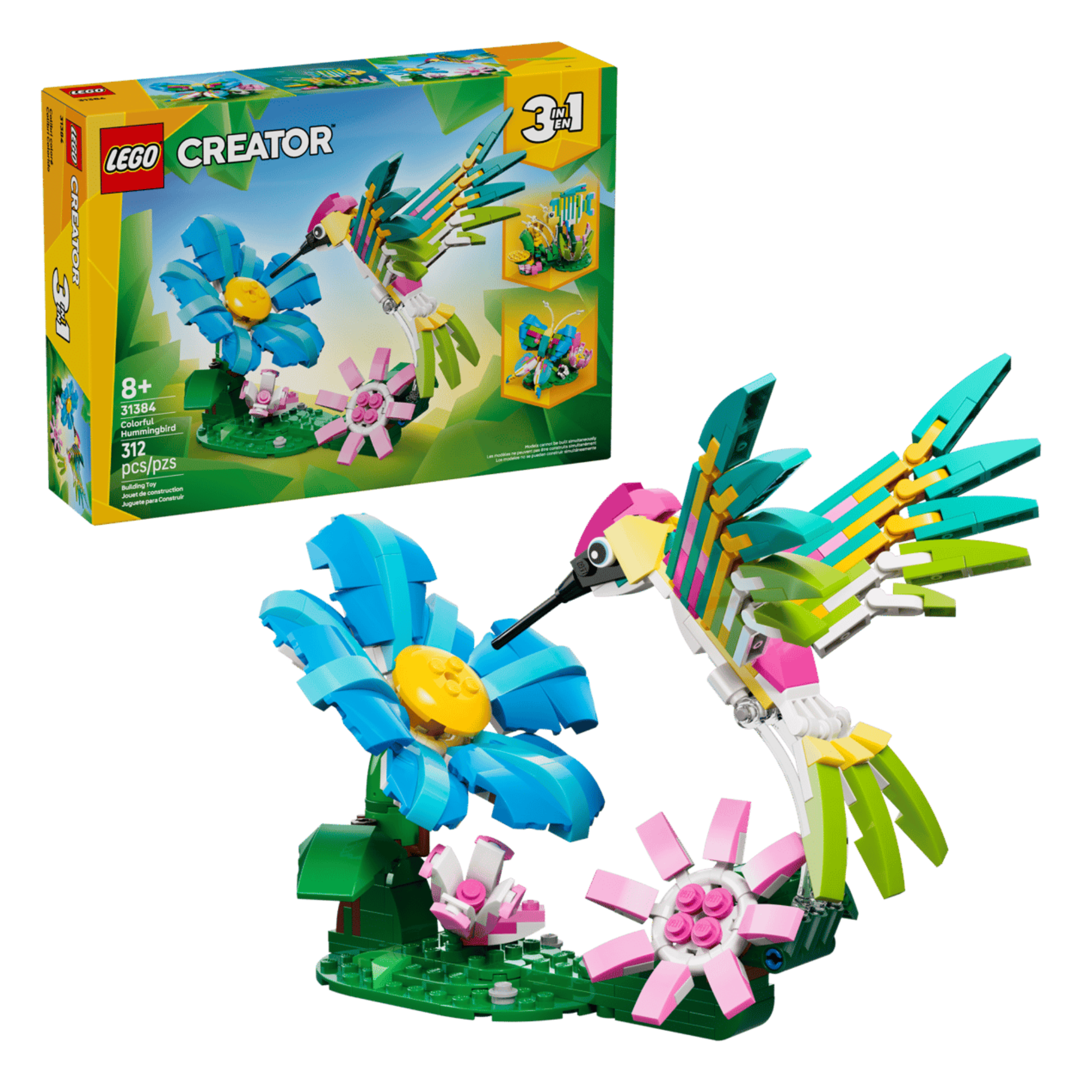 Lego Creator Wild Animals Colorful Hummingbird 31384