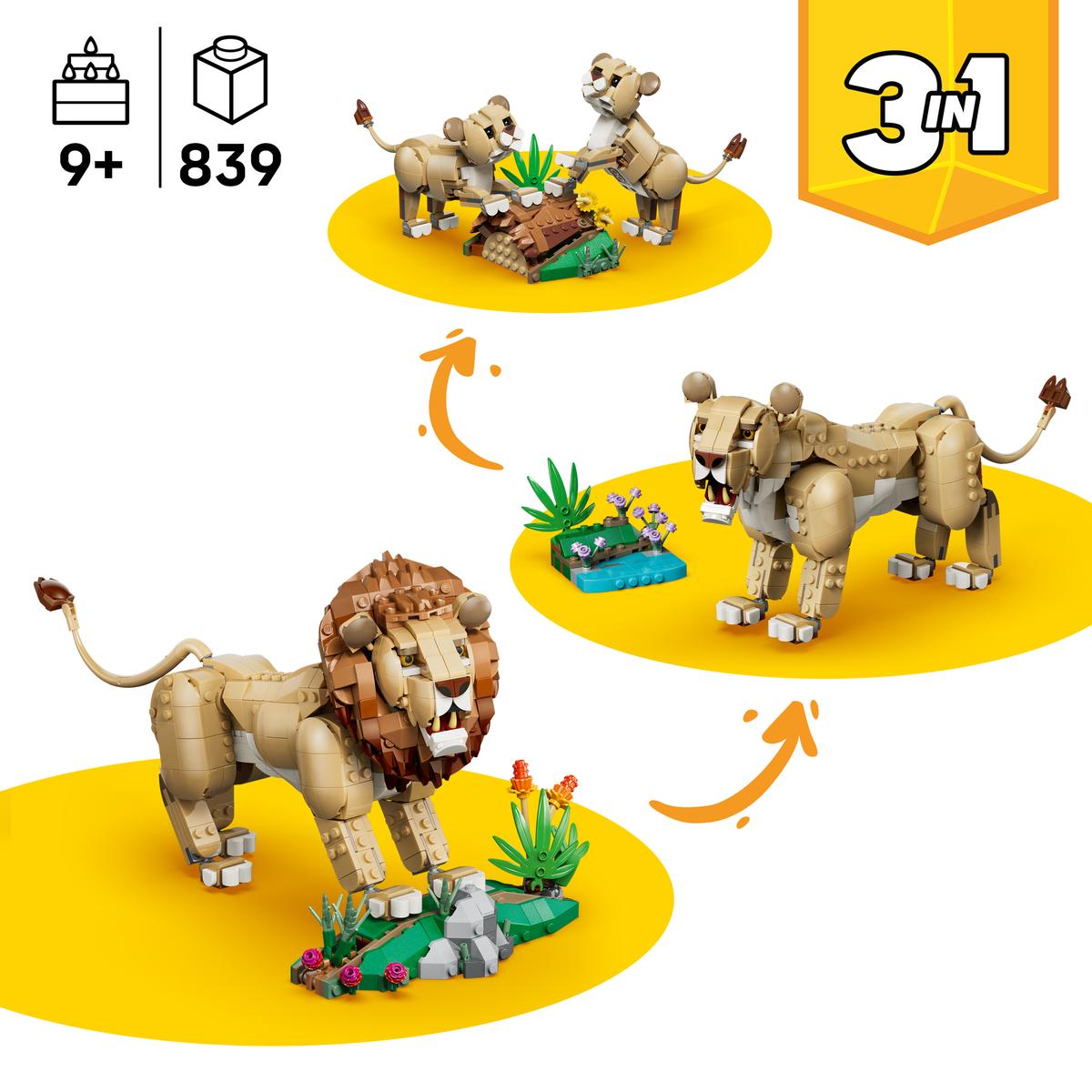 Lego Creator Wild Animals: Majestic Lion 31386
