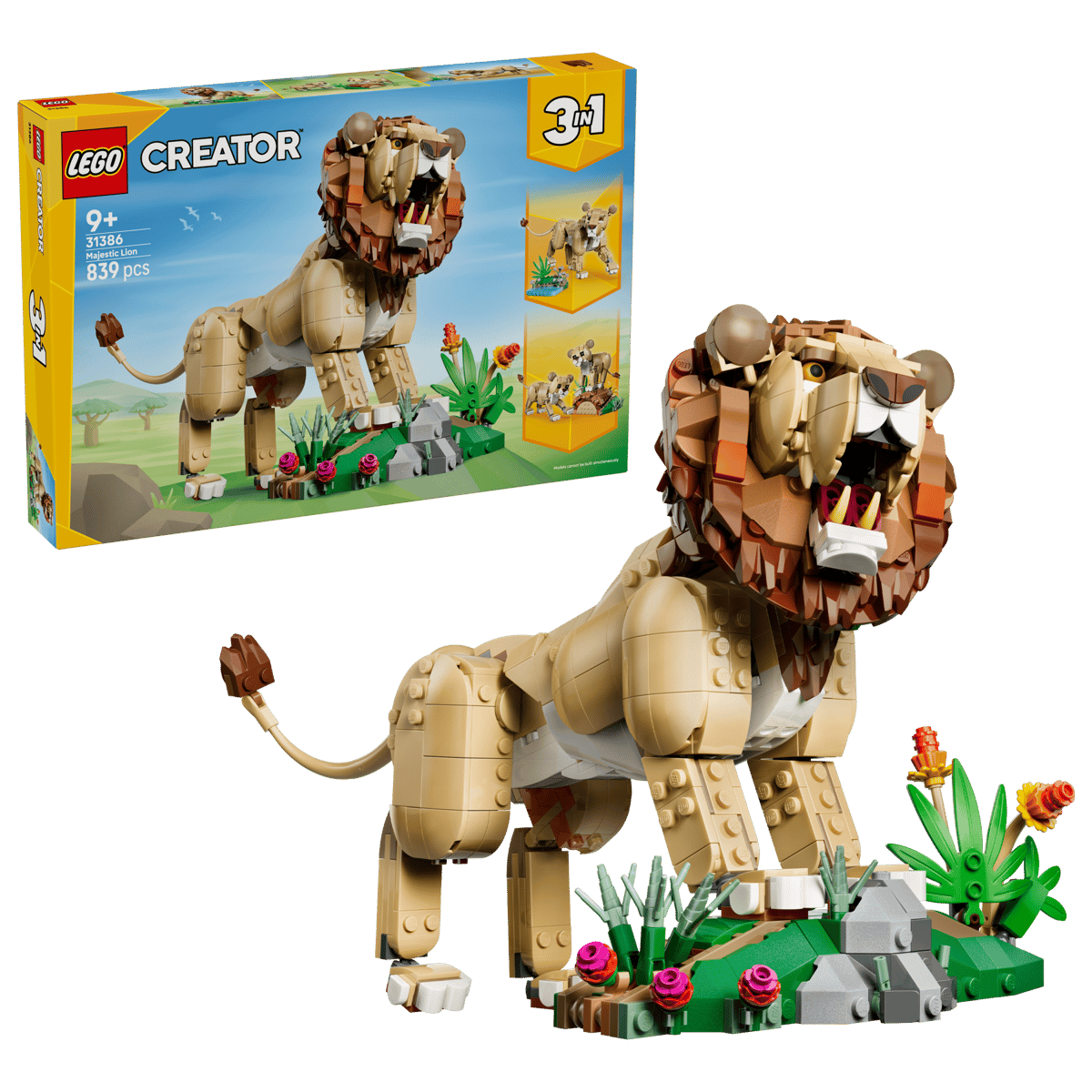 Lego Creator Wild Animals: Majestic Lion 31386