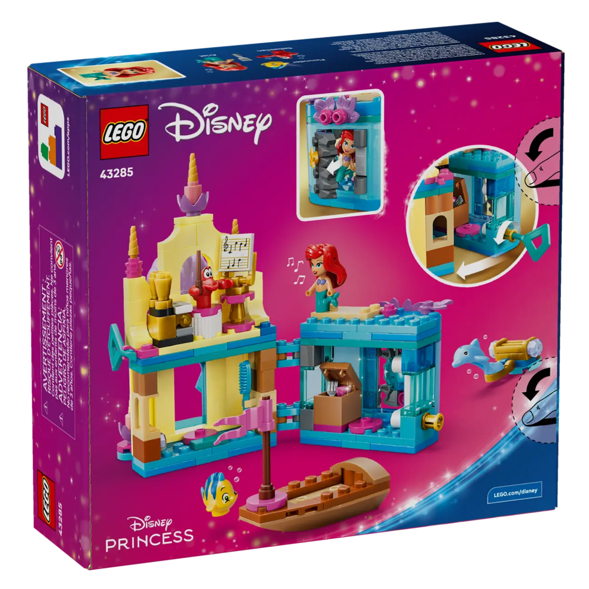Lego Disney Ariel's Magical Mini Palace 43285