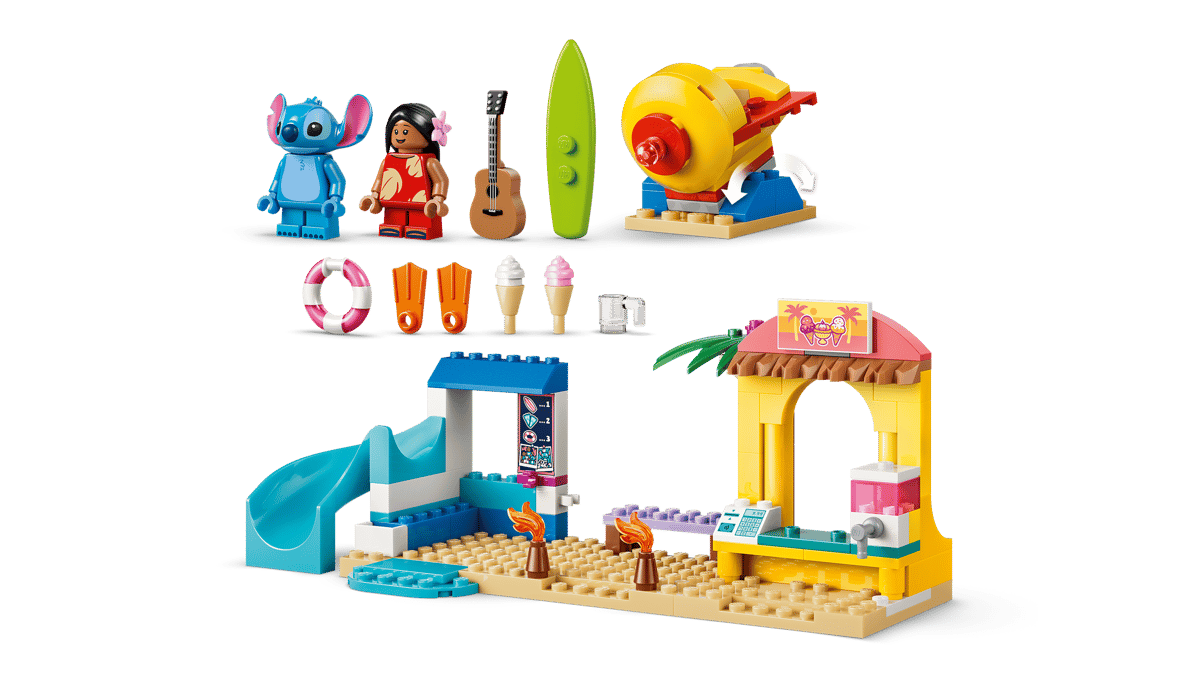 Lego Disney Beach Fun with Lilo & Stitch 43280