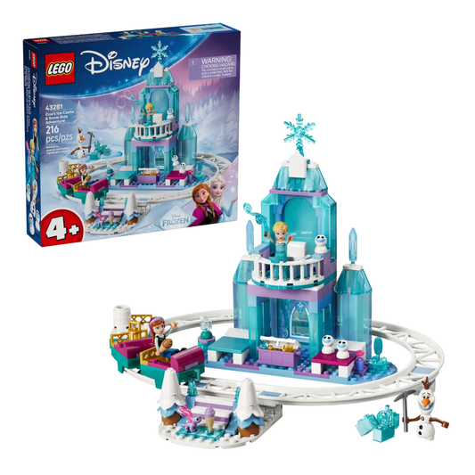 Lego Disney Elsa's Ice Castle & Snow Ride Adventure 43281