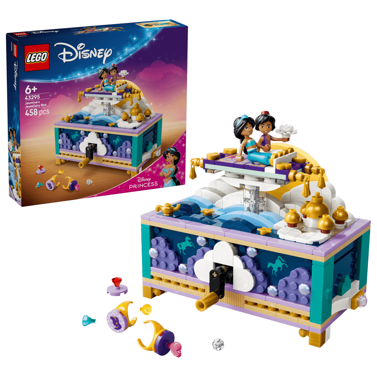 Lego Disney Jasmine's Jewellery Box 43295