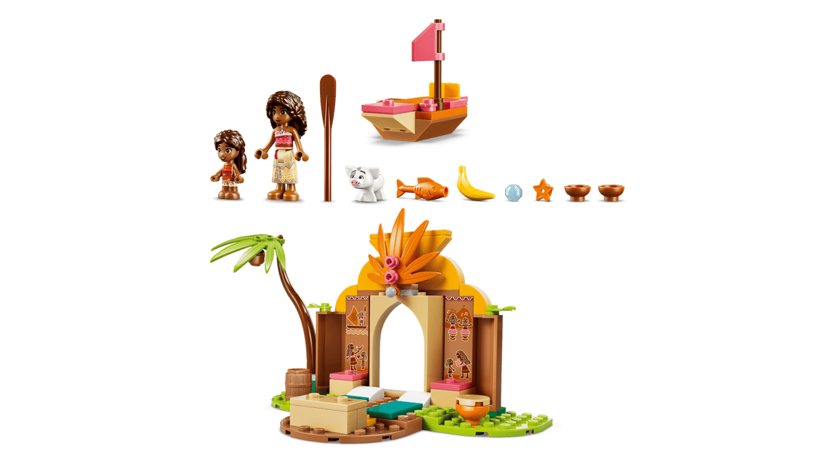 Lego Disney Moana Village House & Boat 43282