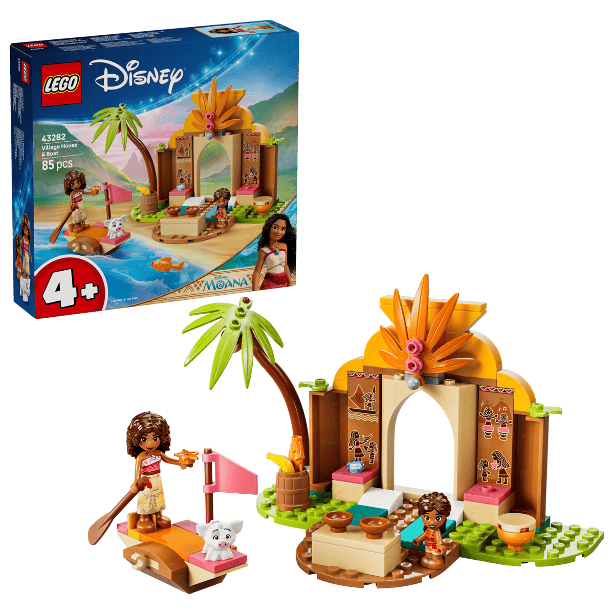 Lego Disney Moana Village House & Boat 43282