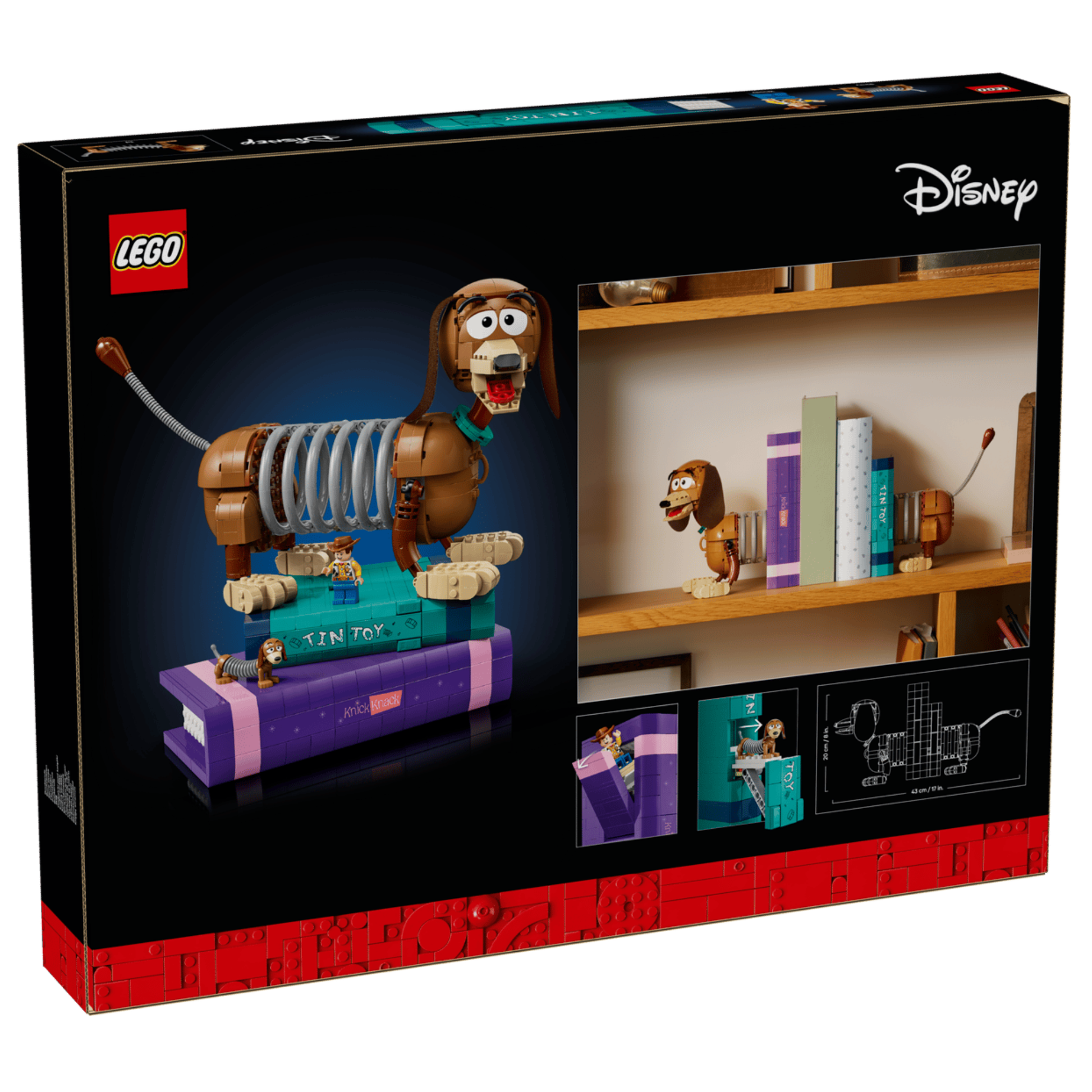 Lego Disney Toy Story Slinky Dog Bookends 43301