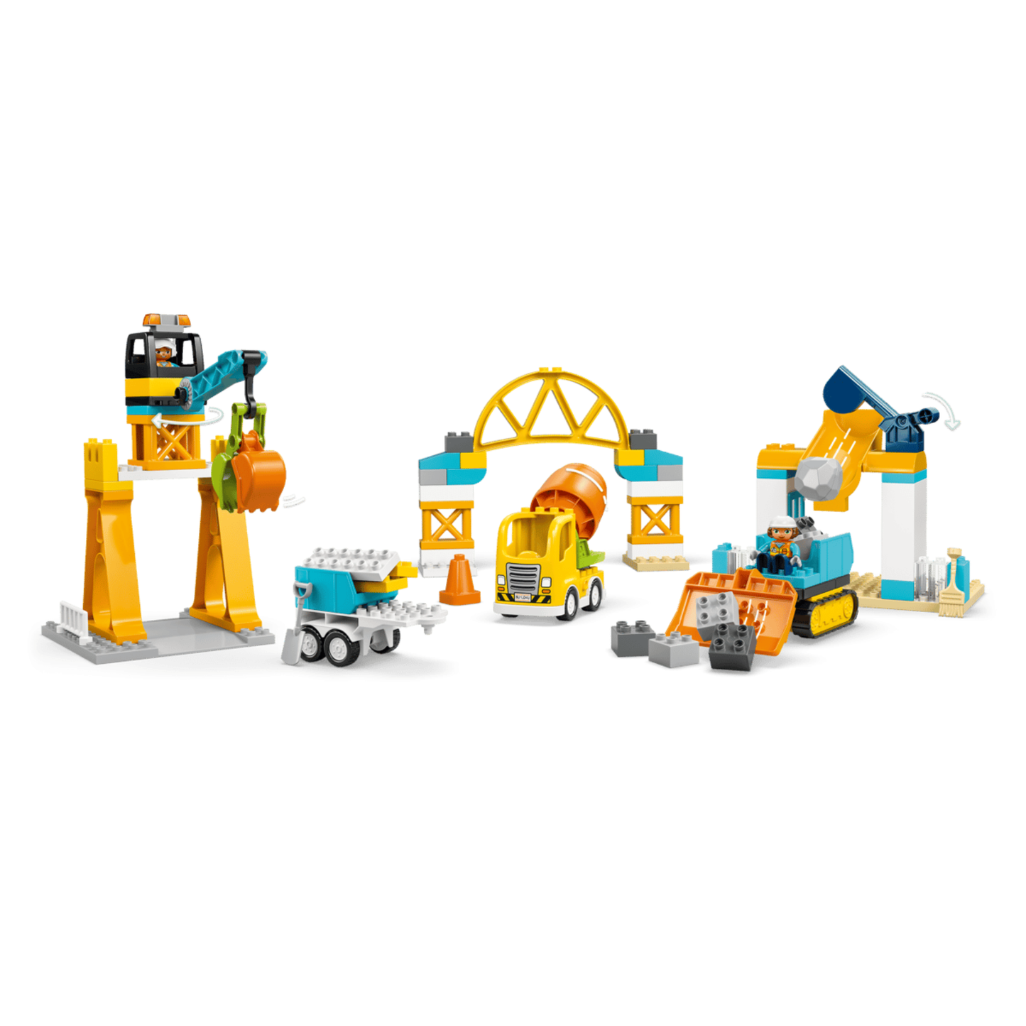 Lego Duplo 3 in 1 Construction Site and Vehicles 10476