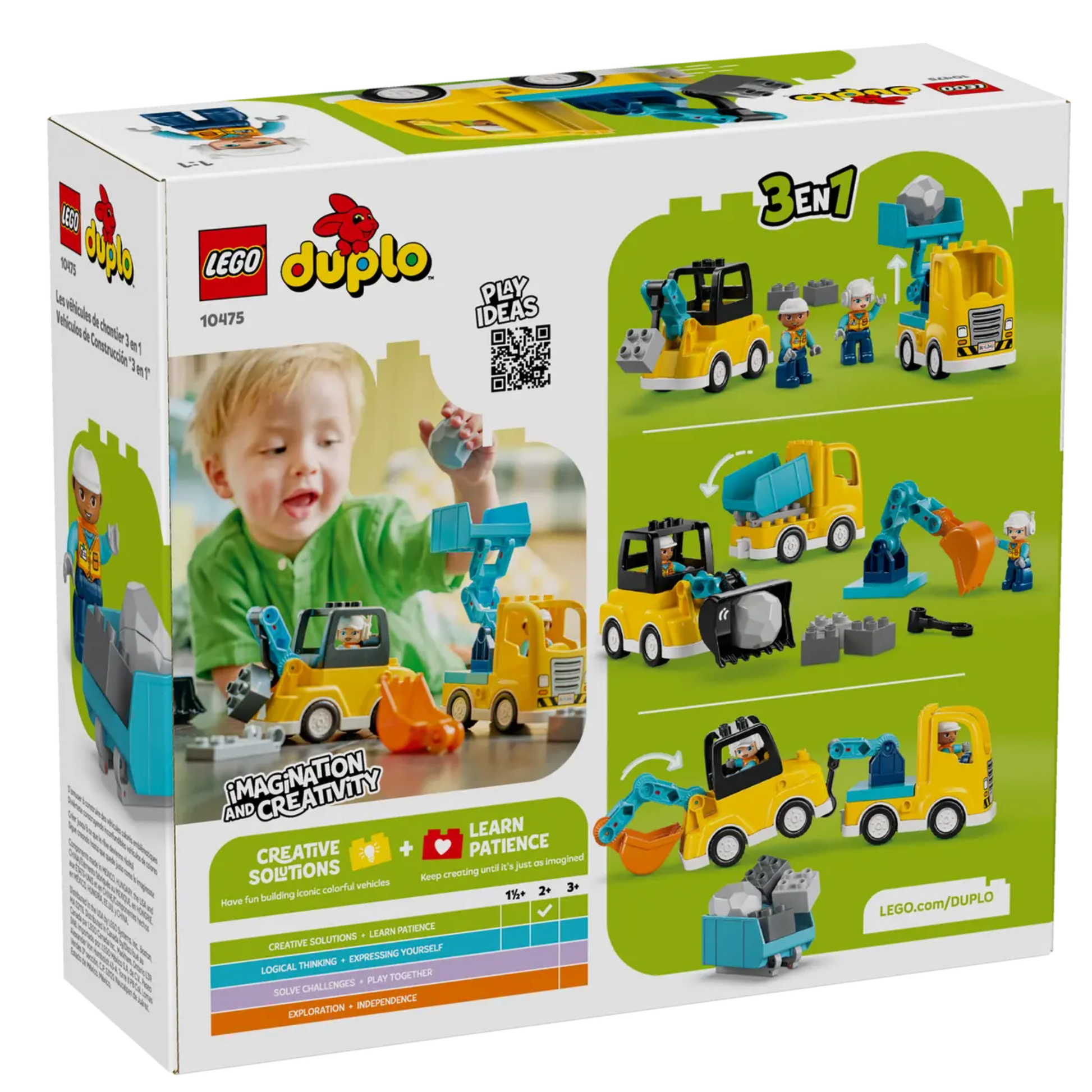 Lego Duplo 3 in 1 Construction Vehicles 10475