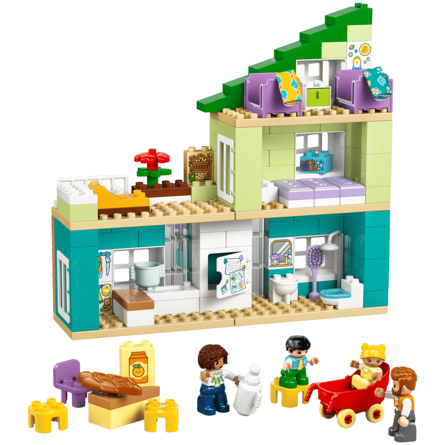 Lego Duplo 3 in 1 Modern Family House with Figures 10470