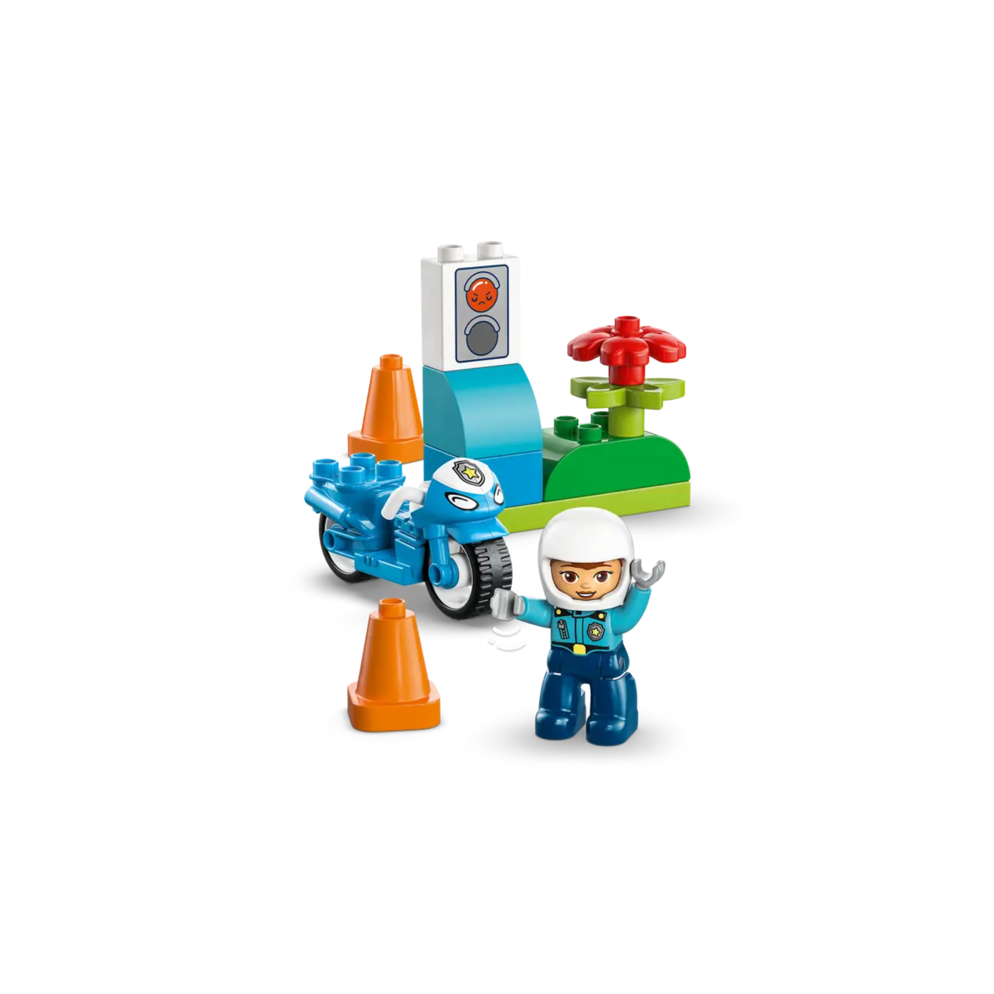 Lego Duplo Blue Police Motorcycle 10471
